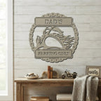 Personalized Motorcycle Metal Wall Art Sign – Custom Biker Name Sign – Garage Wall Decor – Man Cave Motorcycle Gift