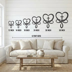 Love Infinity Cross Metal Wall Art – Christian Faith Decor, Heart Cross Sign, Religious Home Decor, Laser Cut Steel Wall Hanging, Gift for Christian Family