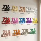 Address Personalized Steel Wall Sign Metal Art