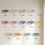 Mr And Mrs Couples Personalized Name Metal Art Wall Sign