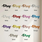 Pray Metal Wall Art – Christian Wall Decor – Faith Script Sign – Religious Home Decor