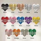 Newborn Baby Love Monogram Personalized Indoor Outdoor Steel Wall Sign Art