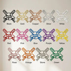 Personalized Baseball Metal Wall Art – Custom Team, Player, or Family Name Sign
