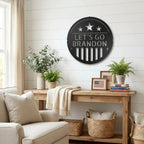 Personalized Patriotic Metal Wall Art Sign – Custom American Shield Steel Decor – Rustic USA Flag Wall Hanging – Farmhouse Patriotic Home Decor