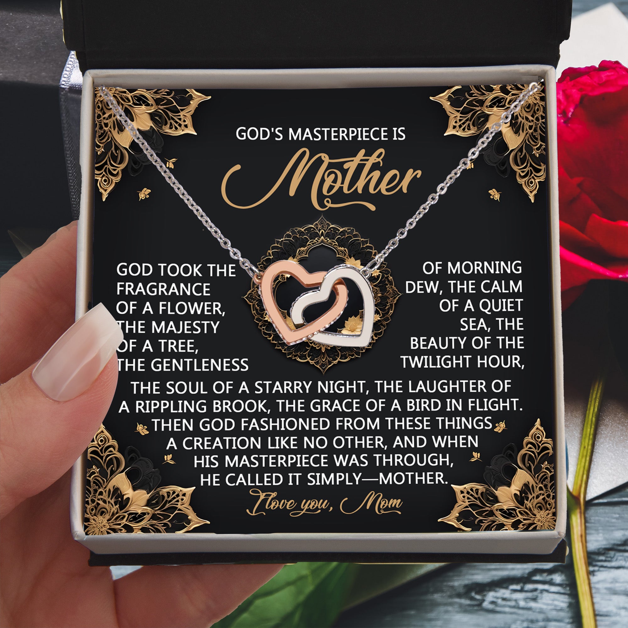 Mother - God's Masterpiece - Faith-Inspired Gift Celebrating the Beauty and Grace of Motherhood - Mallard Moon Gift Shop