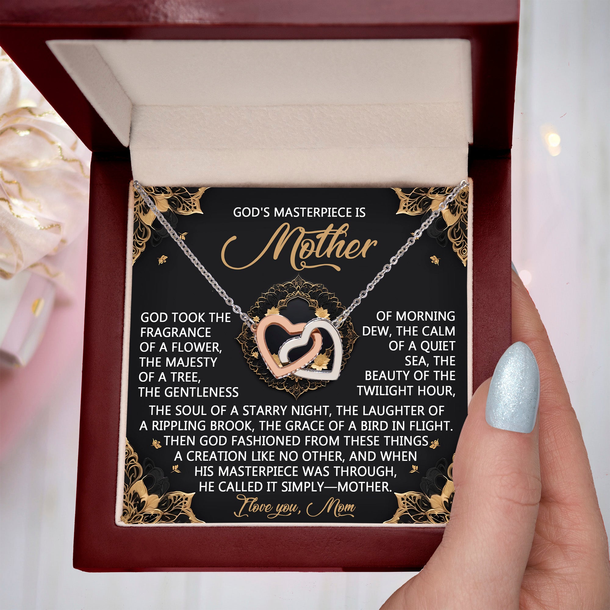 Mother - God's Masterpiece - Faith-Inspired Gift Celebrating the Beauty and Grace of Motherhood - Mallard Moon Gift Shop