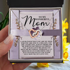To My Wonderful Mom – You Are One in a Million – Heartfelt Necklace Gift with a Message of Love and Gratitude