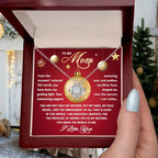 Gift for Mom - My Guiding Light - Love Knot Necklace