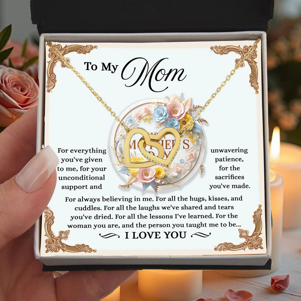 To My Mom - You've Always Believed in Me – Heartfelt Necklace Gift for Mother