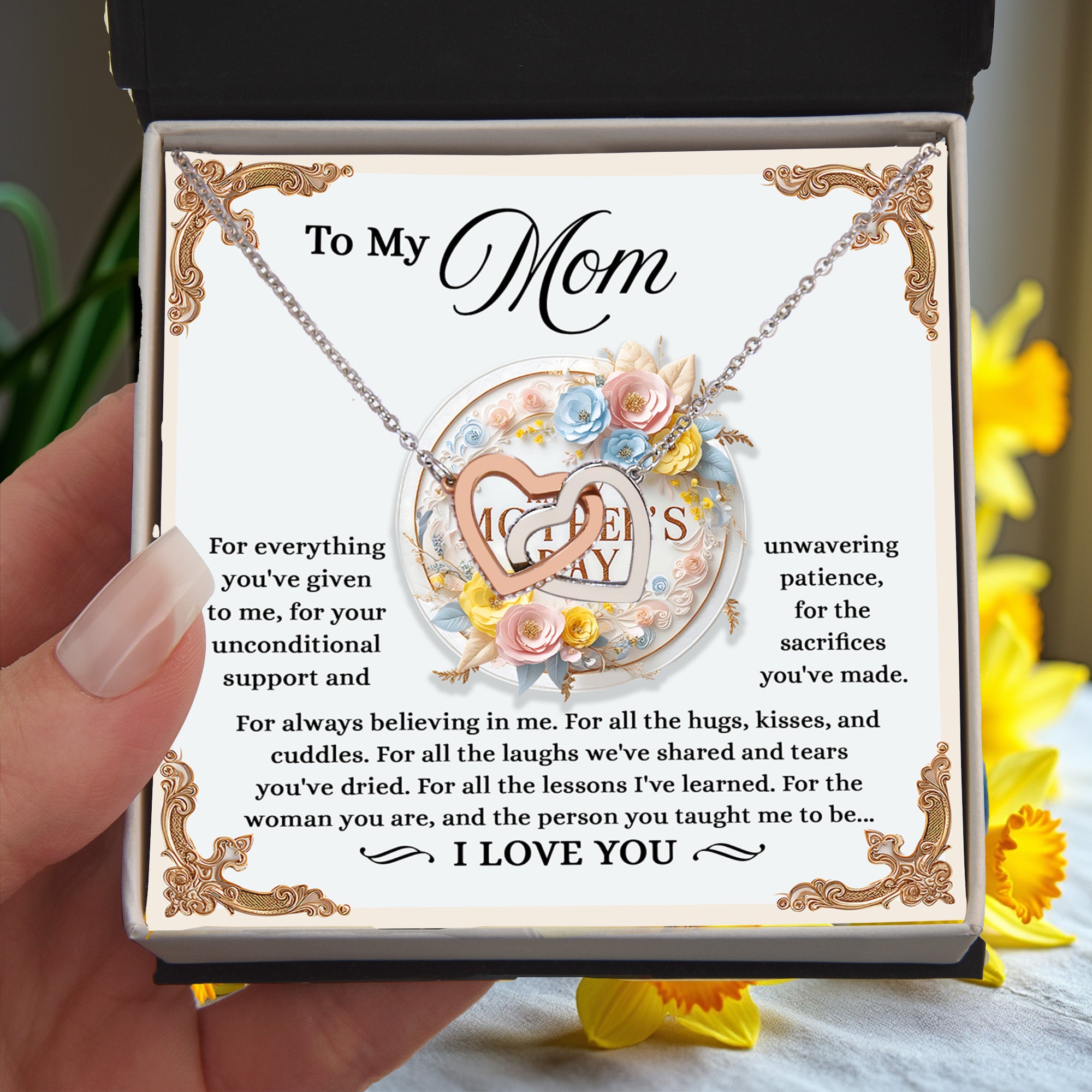 To My Mom - You've Always Believed in Me – Heartfelt Necklace Gift for Mother - Mallard Moon Gift Shop