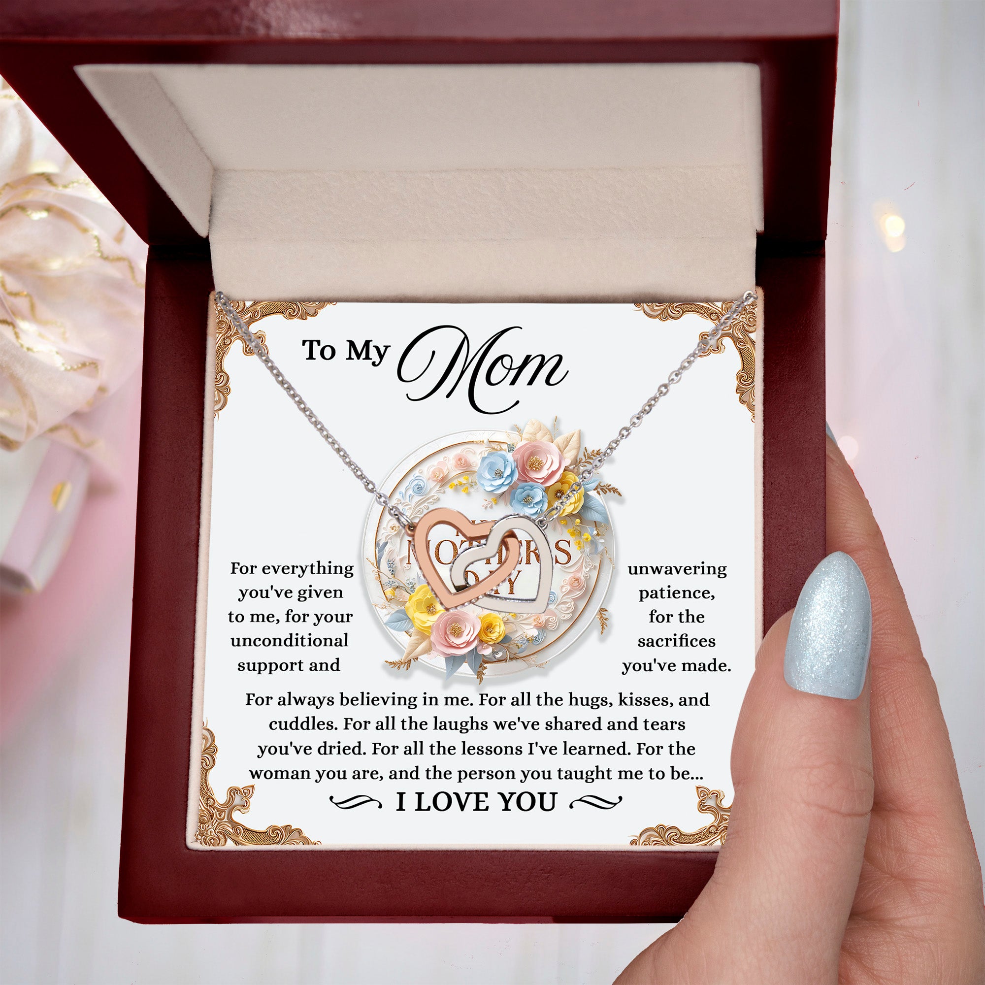 To My Mom - You've Always Believed in Me – Heartfelt Necklace Gift for Mother - Mallard Moon Gift Shop