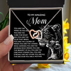 To My Amazing Mom – You Are the Wind in the Sails – Bold and Beautiful Tribute Mother's Day Birthday Necklace Gift