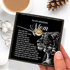 To My Amazing Mom – You Are the Wind in the Sails – Bold and Beautiful Tribute Mother's Day Birthday Sunflower Bracelet