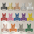 German Sheperd Custom Name Metal Art Wall Sign