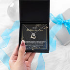 Gift for Mother-in-Law I Wish You Were In My Life Sooner Dancing Heart Pendant Necklace