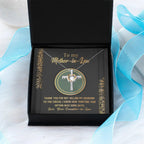 Gift for Mother-in-Law Thank You for Not Selling My Husband to the Circus Cross Pendant Necklace
