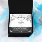 To My Mother-in-Law You Nailed It as a Mother Cross Pendant Necklace