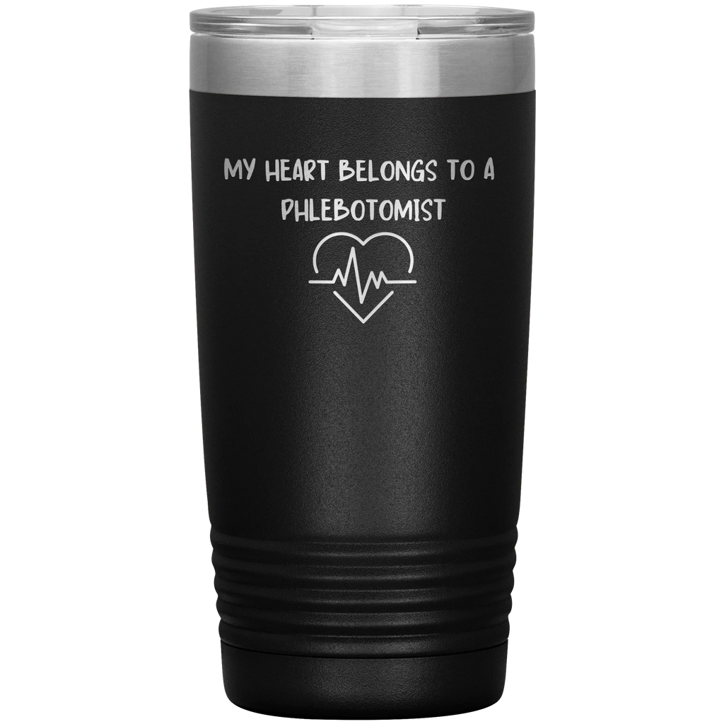 My Heart Belongs to a Phlebotomist – Stainless Steel Polar Tumbler 20oz