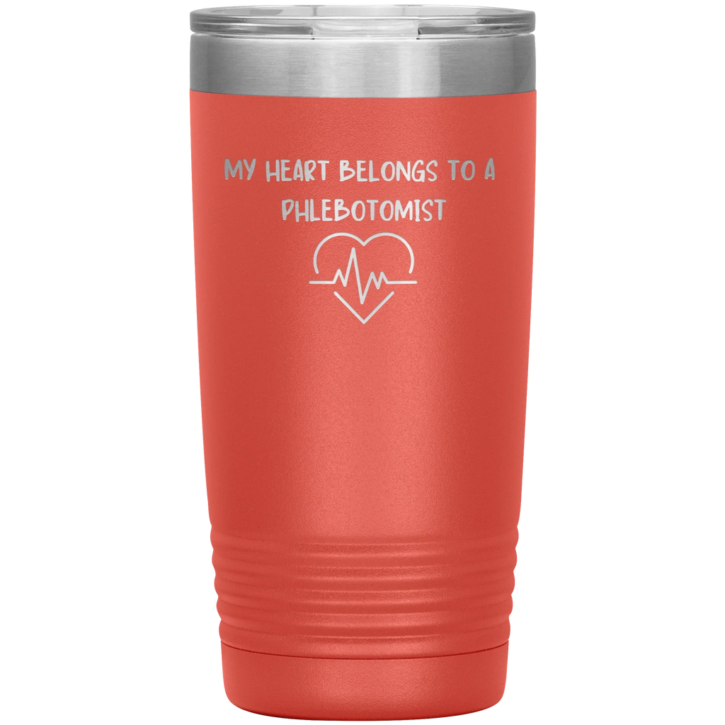 My Heart Belongs to a Phlebotomist – Stainless Steel Polar Tumbler 20oz