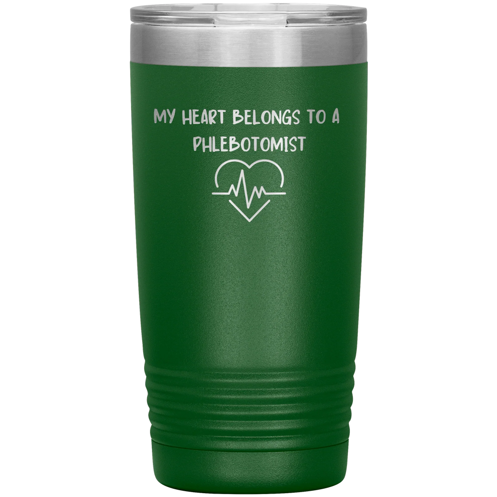 My Heart Belongs to a Phlebotomist – Stainless Steel Polar Tumbler 20oz