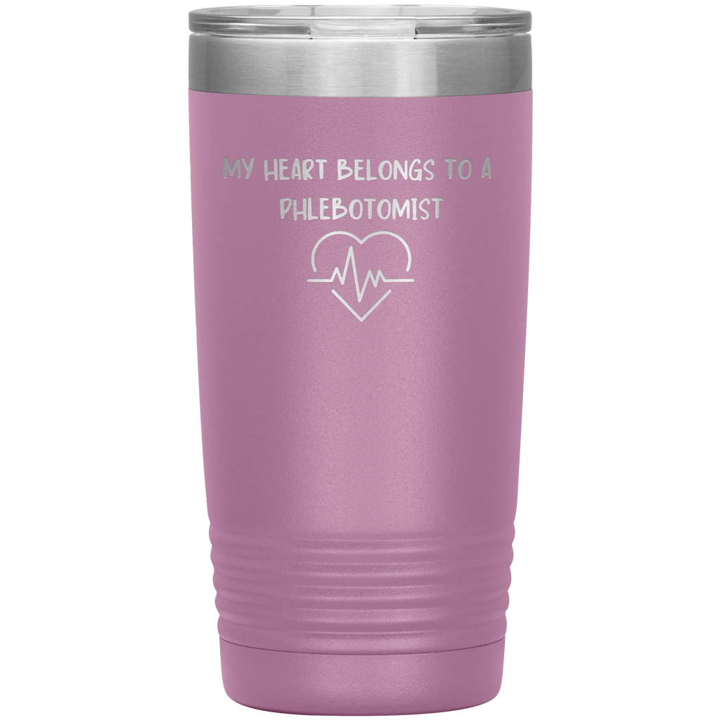 My Heart Belongs to a Phlebotomist – Stainless Steel Polar Tumbler 20oz