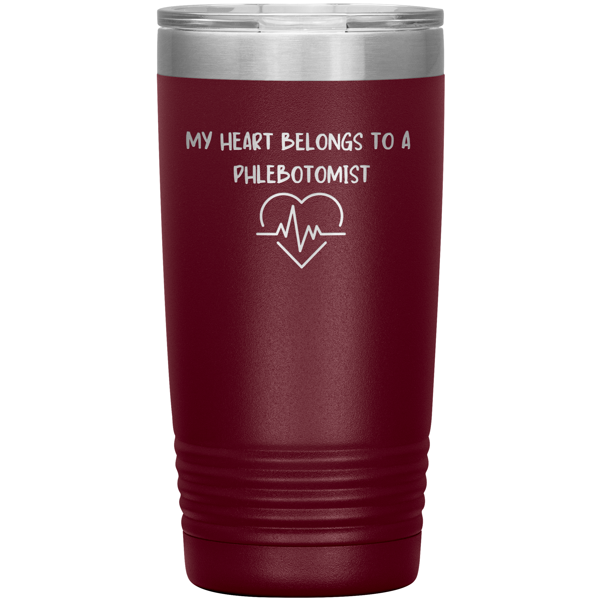 My Heart Belongs to a Phlebotomist – Stainless Steel Polar Tumbler 20oz