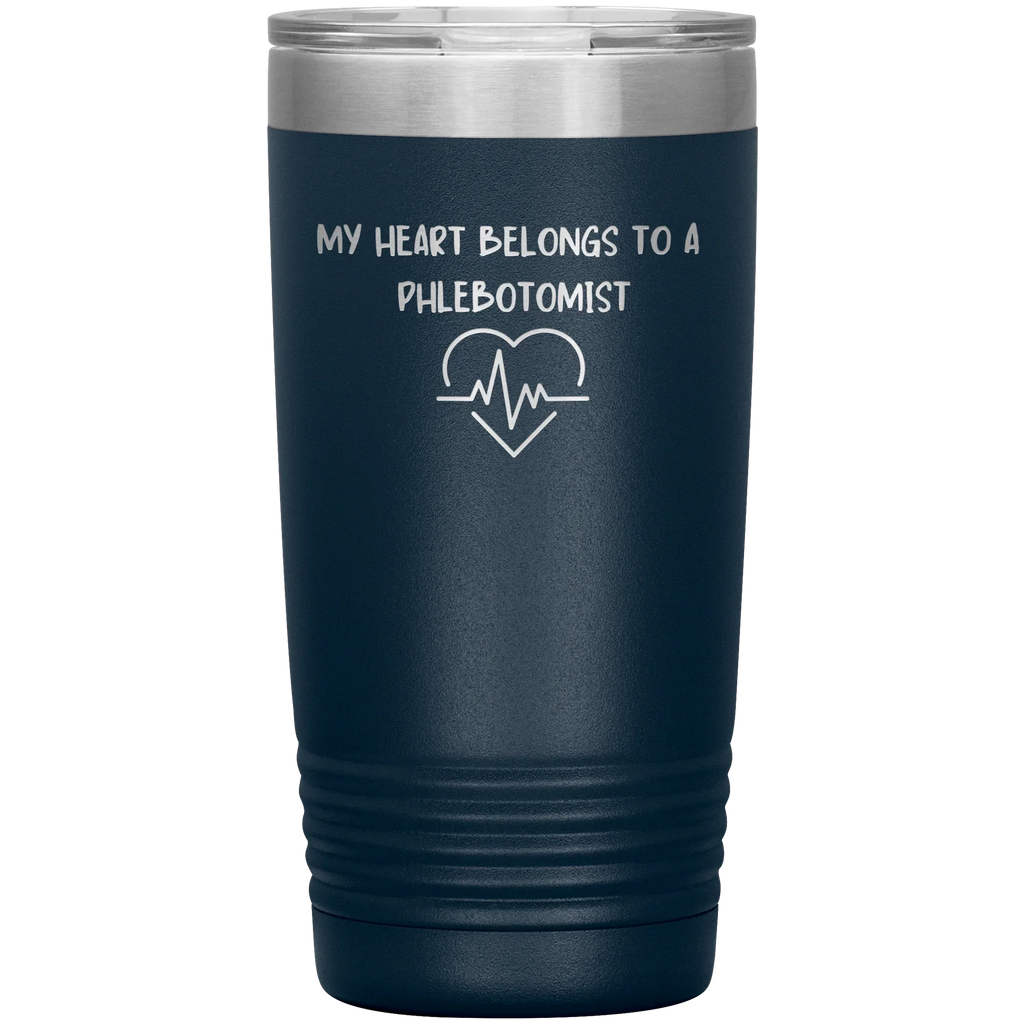 My Heart Belongs to a Phlebotomist – Stainless Steel Polar Tumbler 20oz