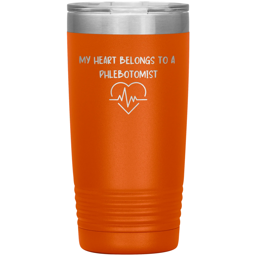 My Heart Belongs to a Phlebotomist – Stainless Steel Polar Tumbler 20oz