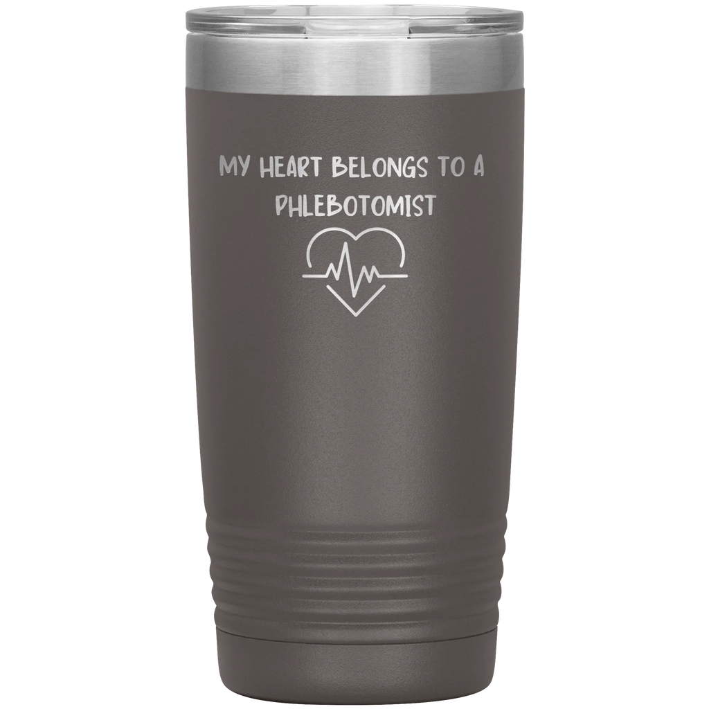 My Heart Belongs to a Phlebotomist – Stainless Steel Polar Tumbler 20oz