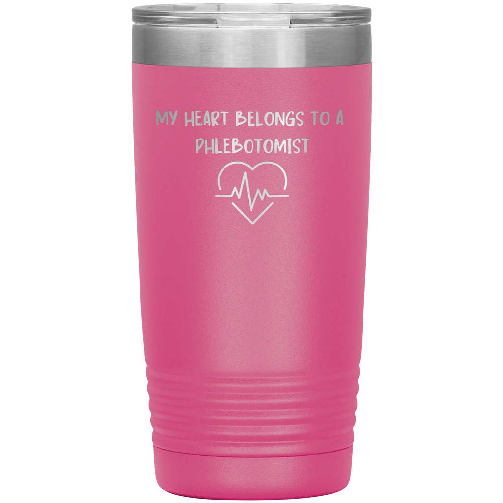 My Heart Belongs to a Phlebotomist – Stainless Steel Polar Tumbler 20oz