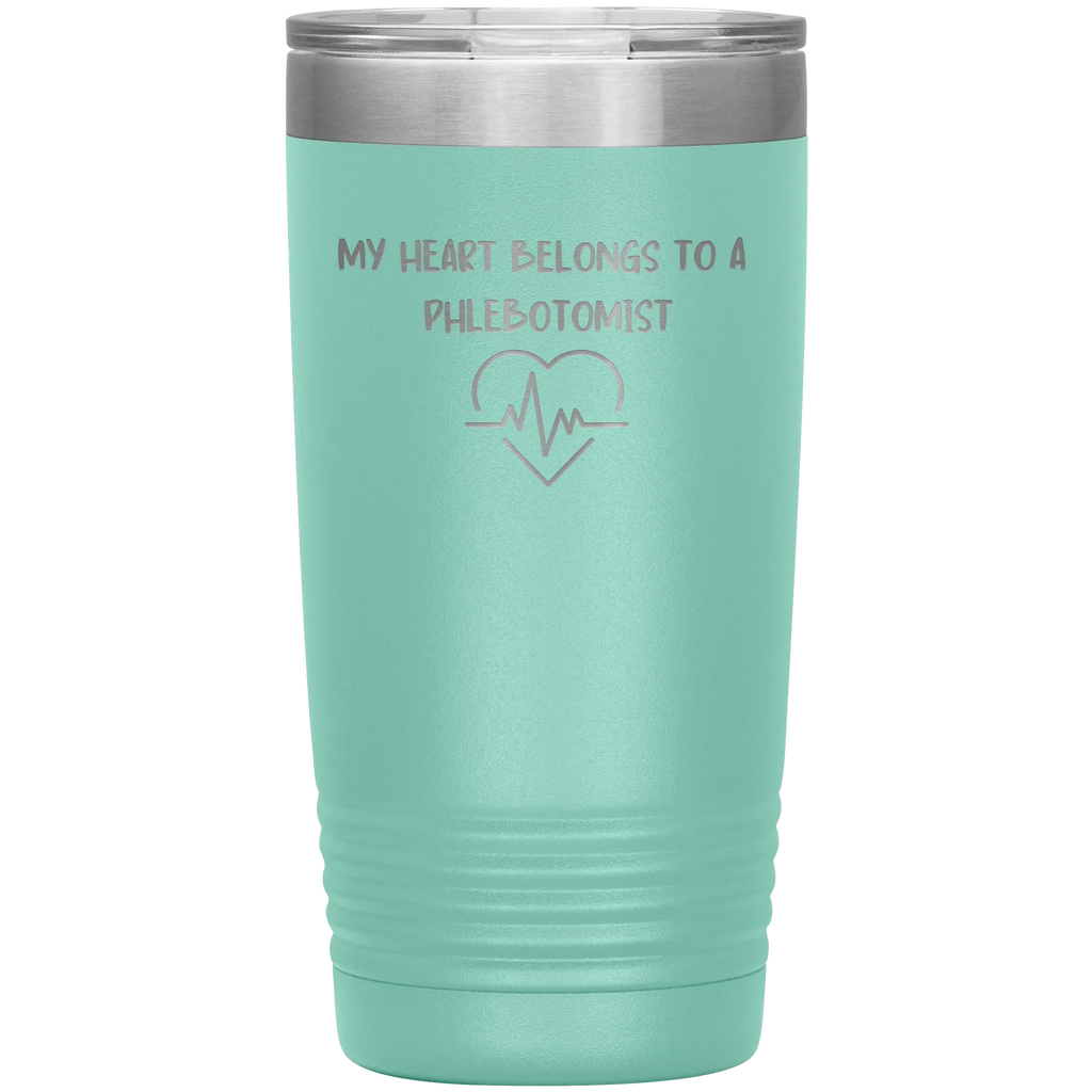 My Heart Belongs to a Phlebotomist – Stainless Steel Polar Tumbler 20oz
