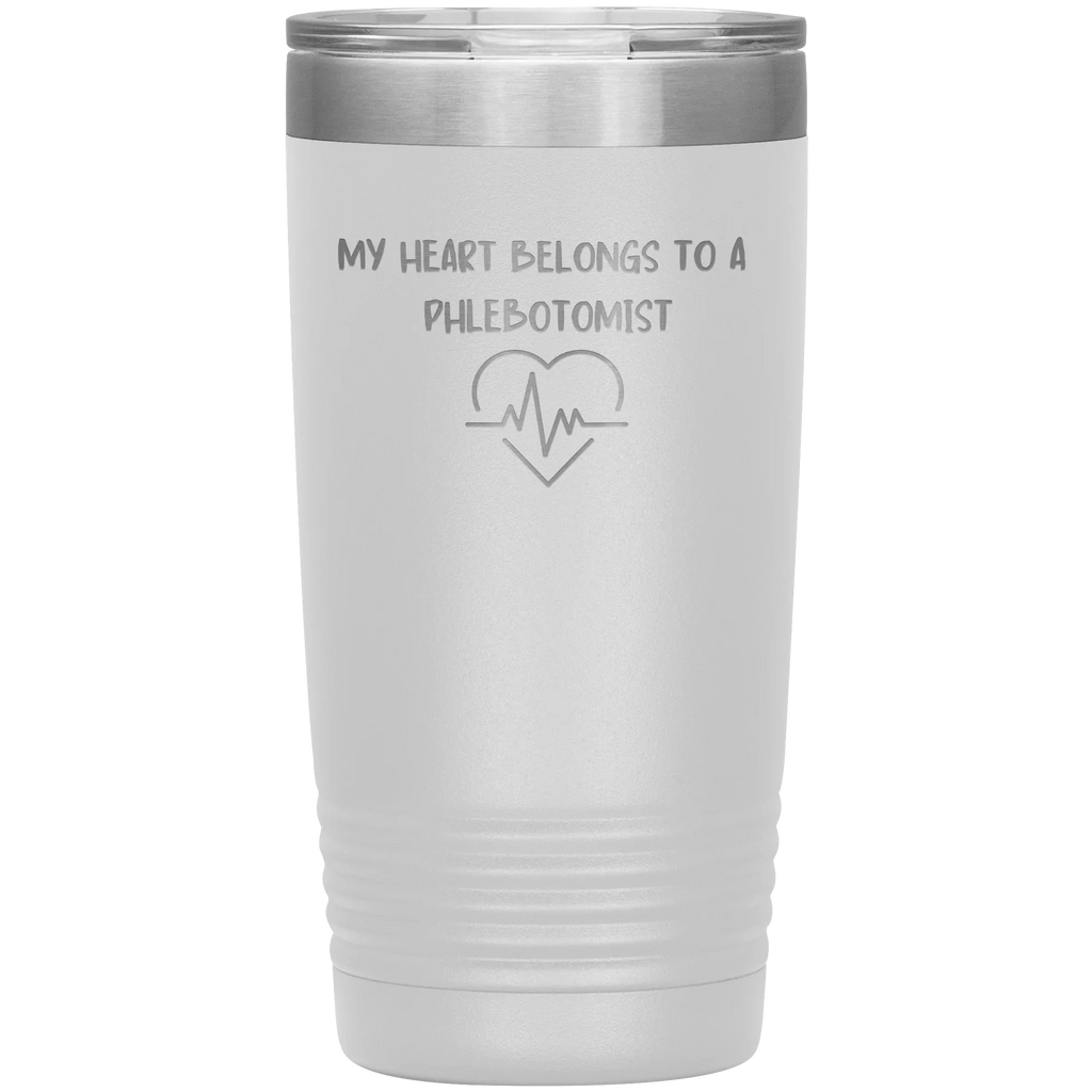My Heart Belongs to a Phlebotomist – Stainless Steel Polar Tumbler 20oz