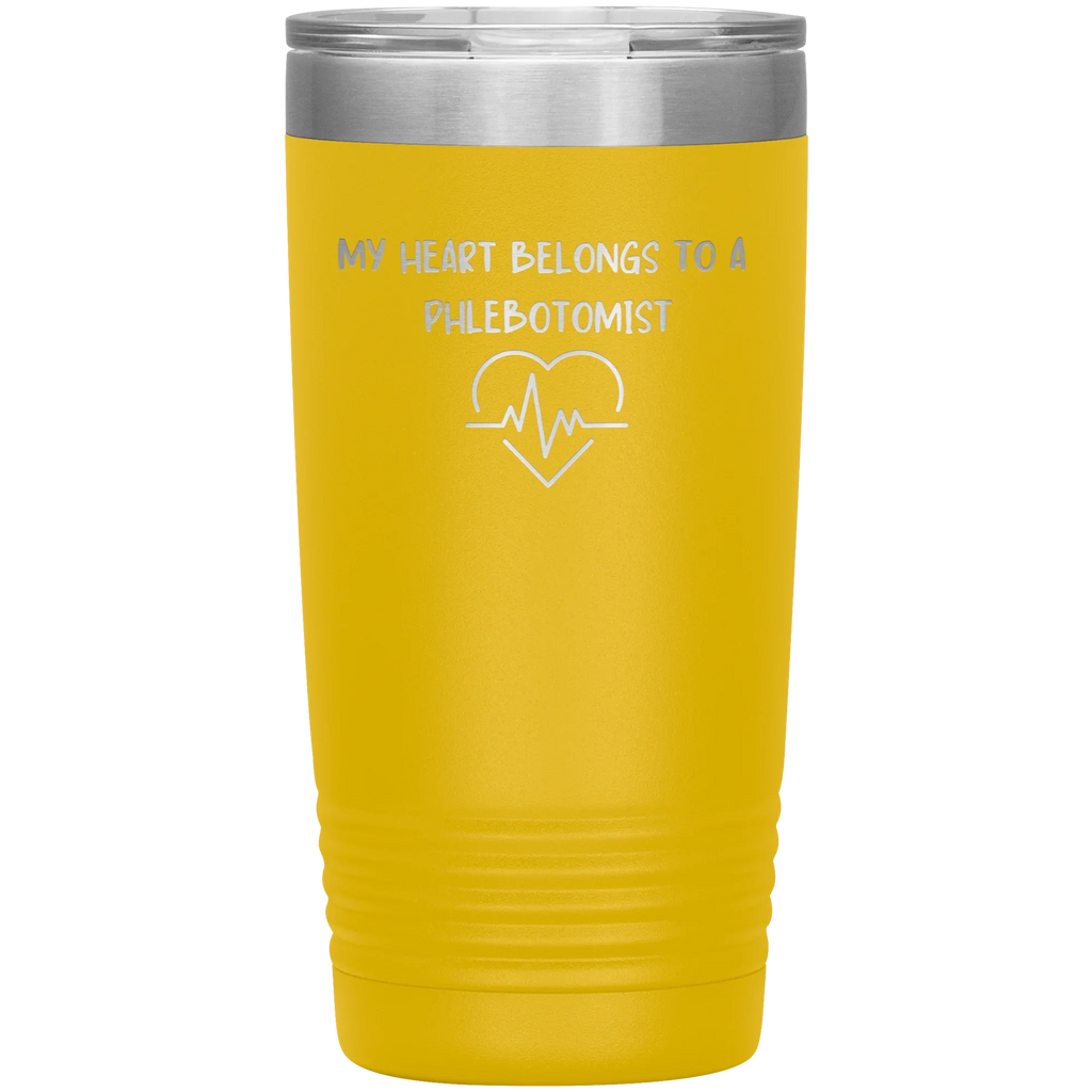 My Heart Belongs to a Phlebotomist – Stainless Steel Polar Tumbler 20oz