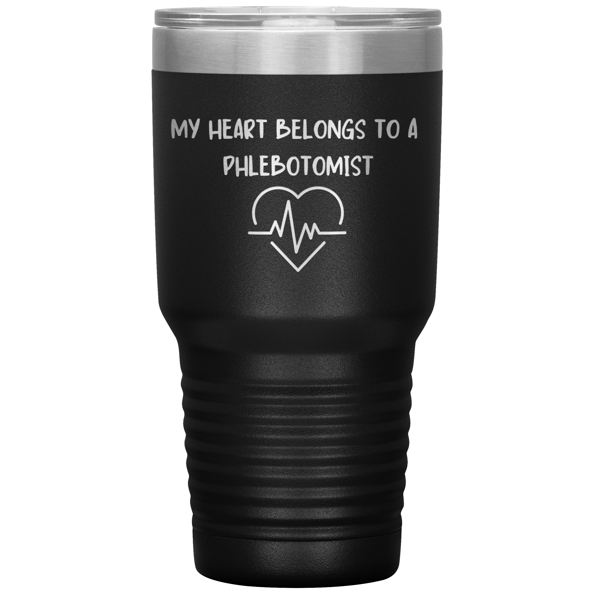 My Heart Belongs to a Phlebotomist – Stainless Steel Polar Tumbler 30oz