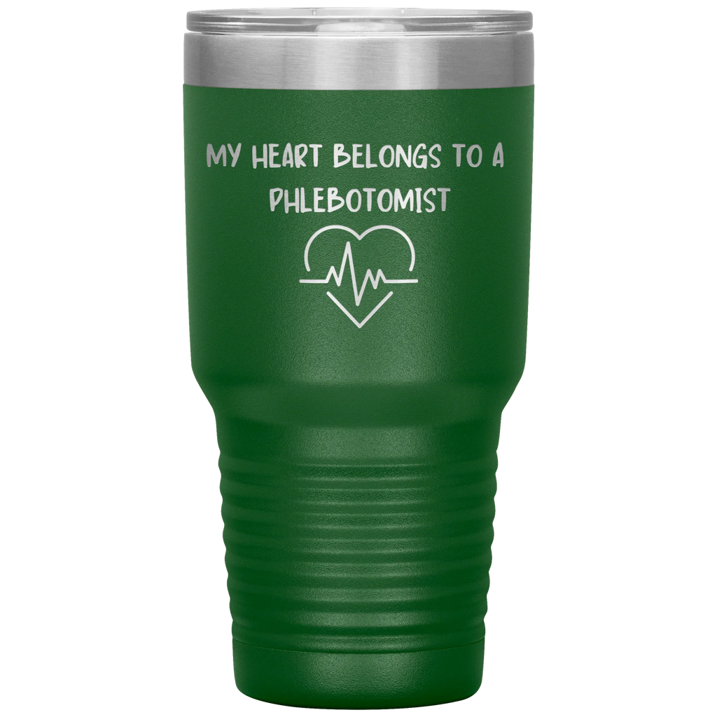 My Heart Belongs to a Phlebotomist – Stainless Steel Polar Tumbler 30oz