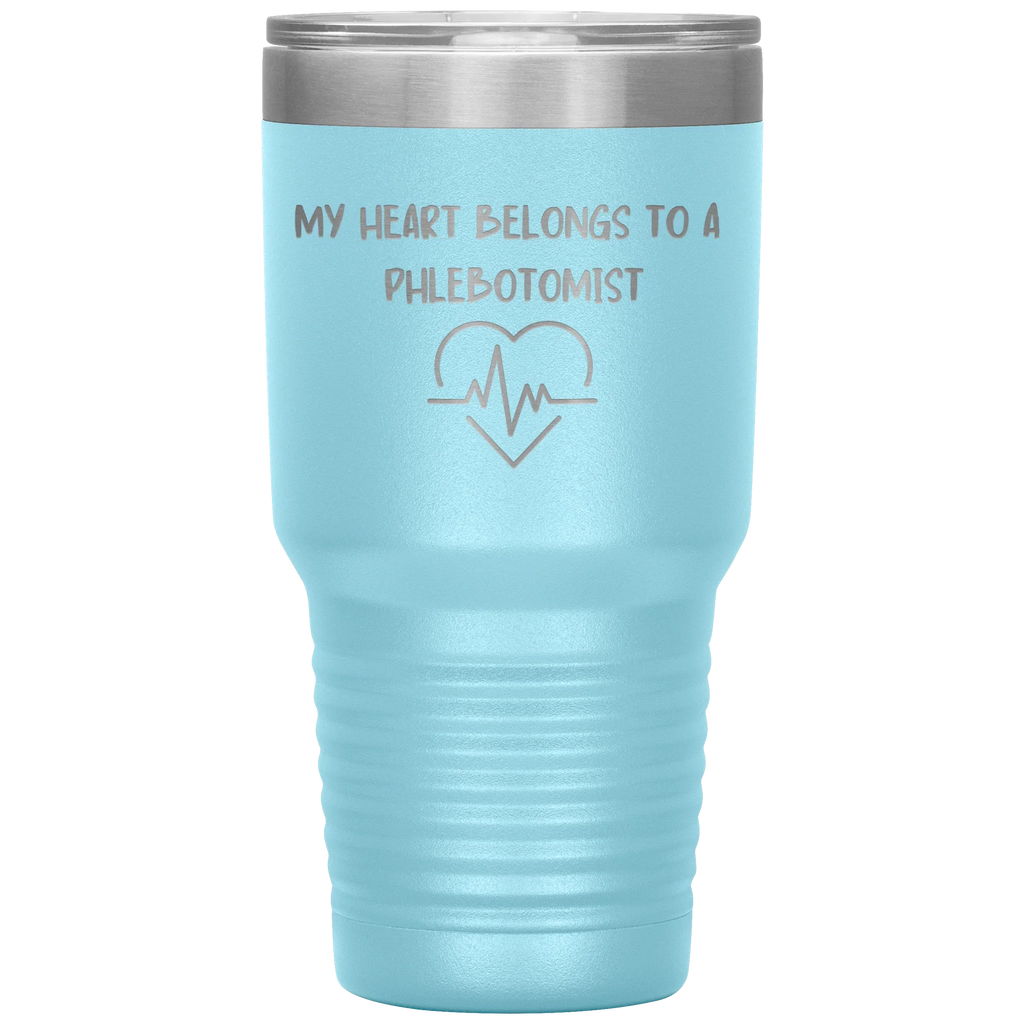 My Heart Belongs to a Phlebotomist – Stainless Steel Polar Tumbler 30oz