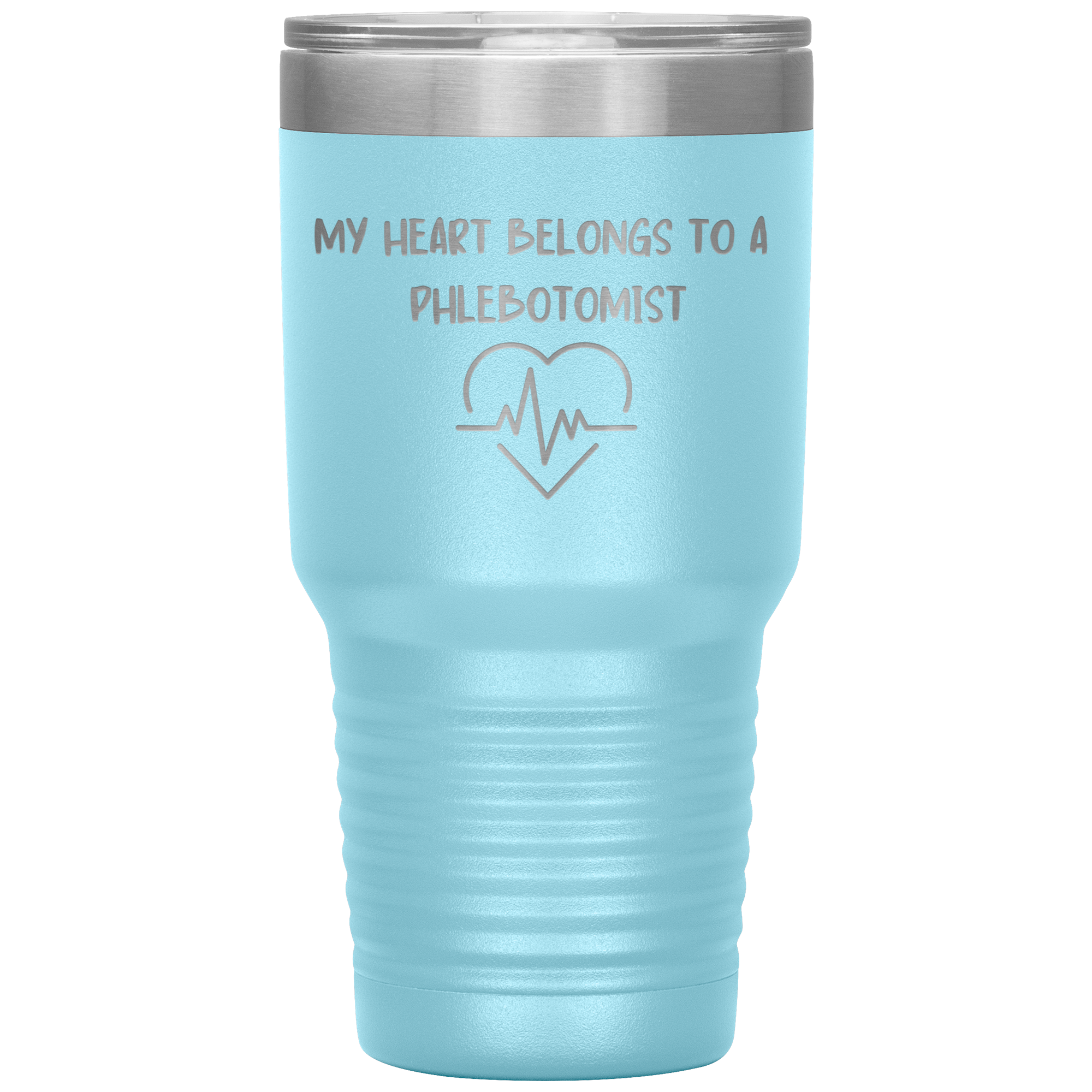 My Heart Belongs to a Phlebotomist – Stainless Steel Polar Tumbler 30oz