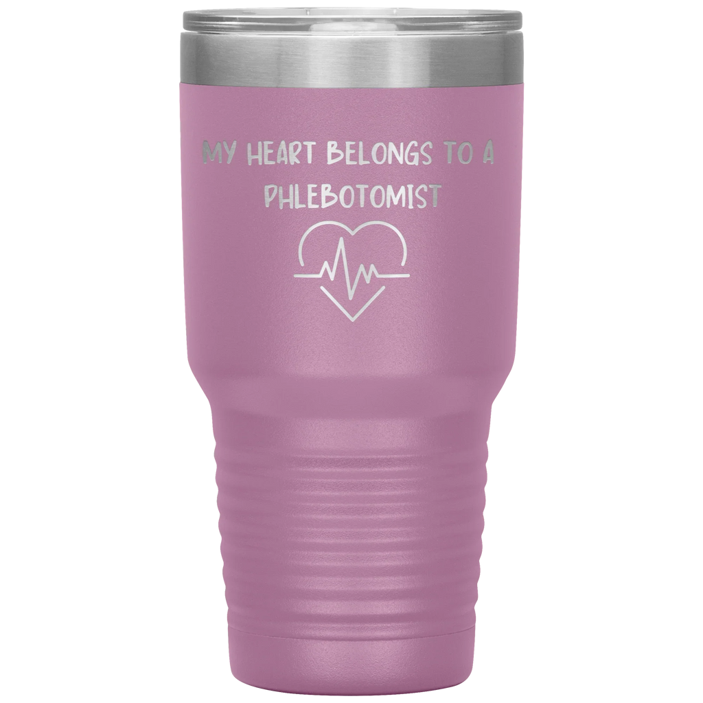 My Heart Belongs to a Phlebotomist – Stainless Steel Polar Tumbler 30oz