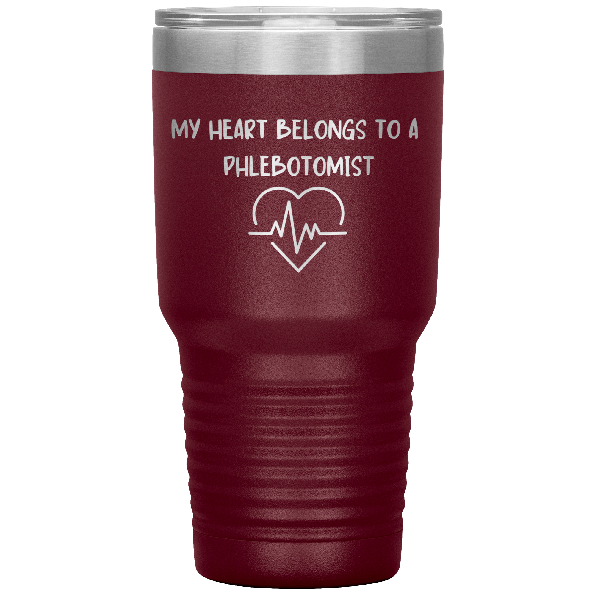 My Heart Belongs to a Phlebotomist – Stainless Steel Polar Tumbler 30oz