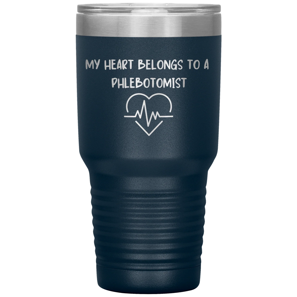 My Heart Belongs to a Phlebotomist – Stainless Steel Polar Tumbler 30oz