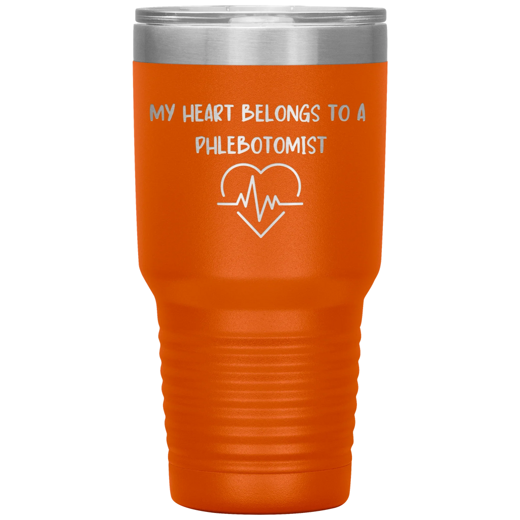 My Heart Belongs to a Phlebotomist – Stainless Steel Polar Tumbler 30oz