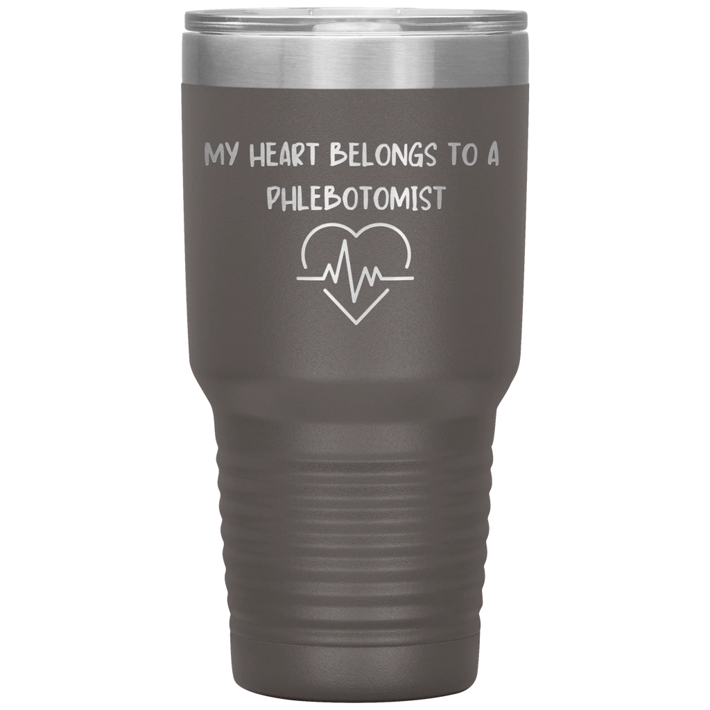 My Heart Belongs to a Phlebotomist – Stainless Steel Polar Tumbler 30oz