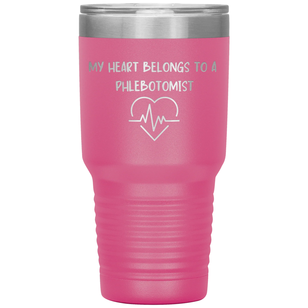 My Heart Belongs to a Phlebotomist – Stainless Steel Polar Tumbler 30oz