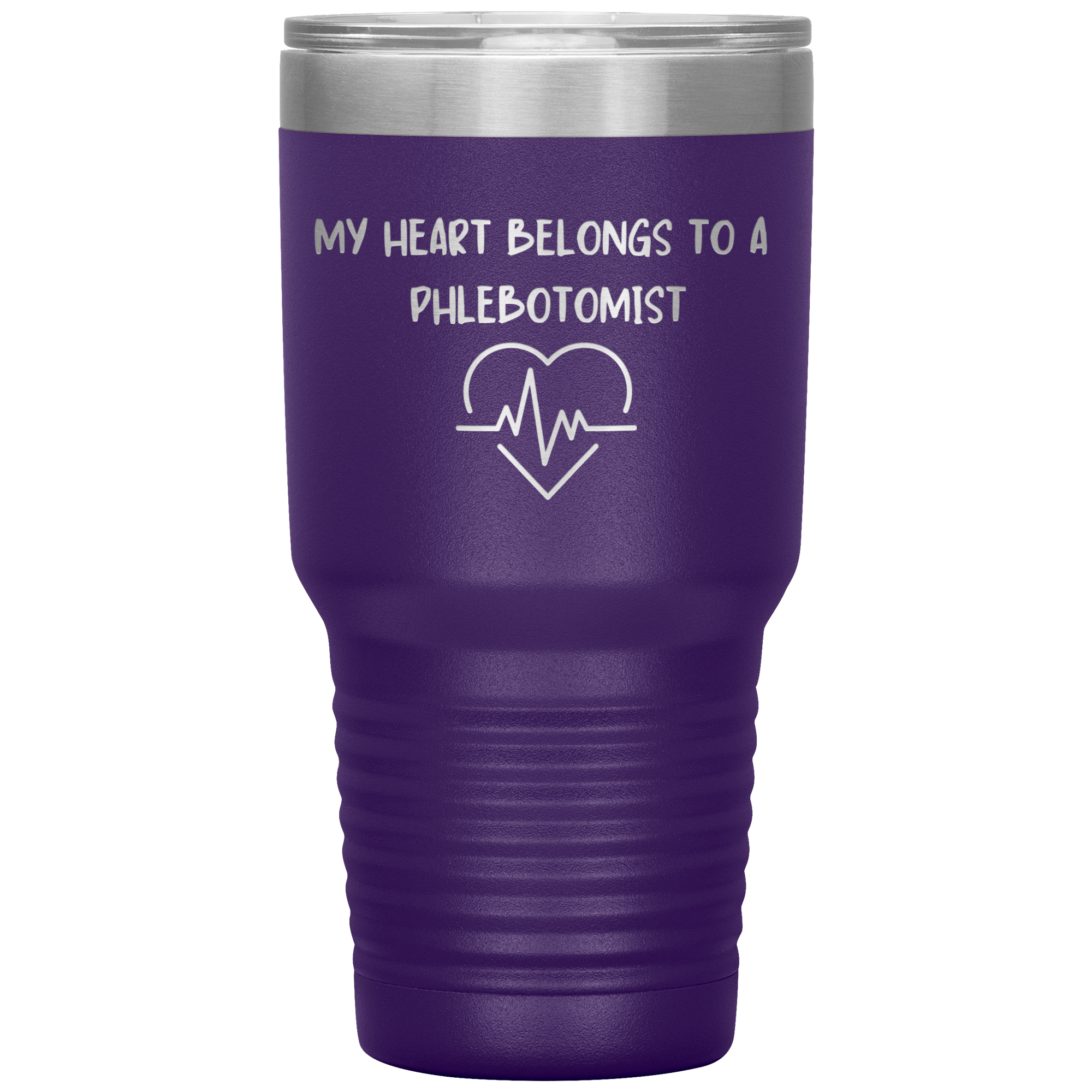 My Heart Belongs to a Phlebotomist – Stainless Steel Polar Tumbler 30oz
