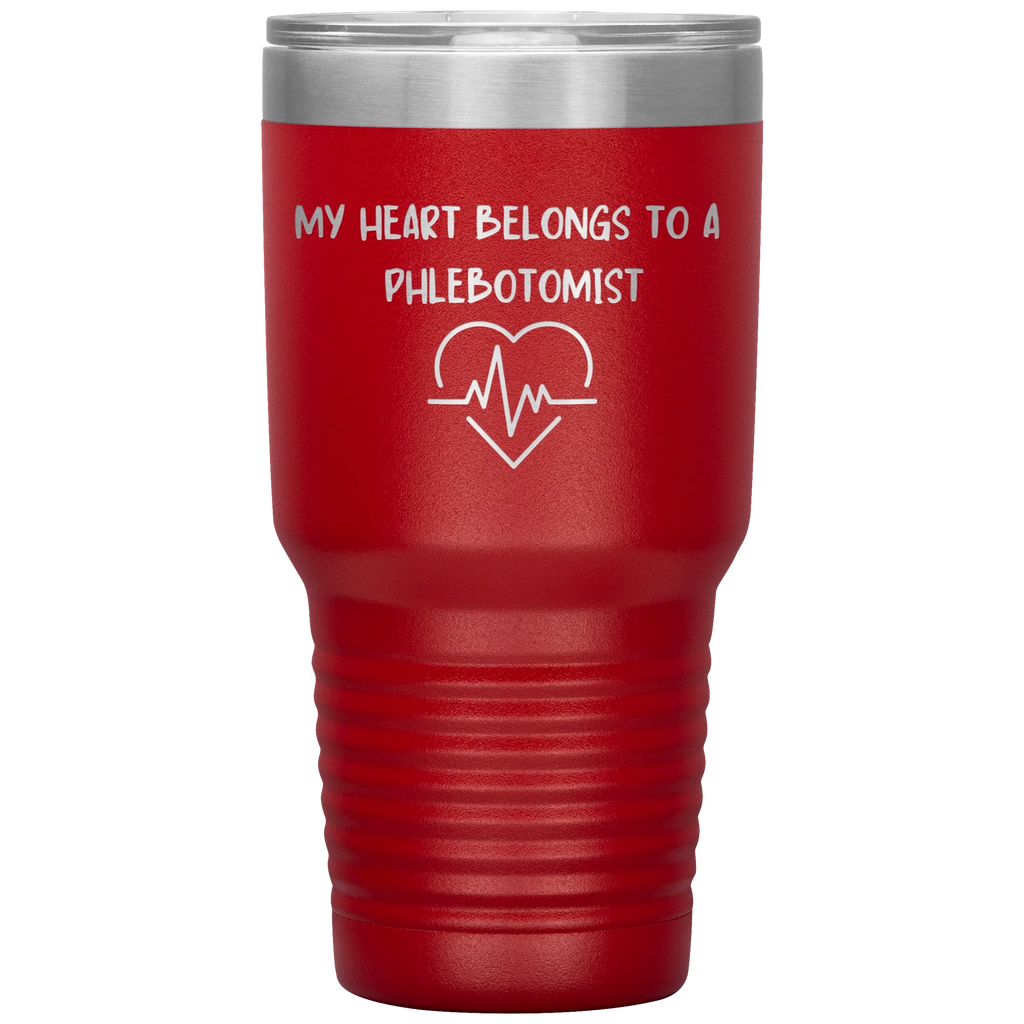 My Heart Belongs to a Phlebotomist – Stainless Steel Polar Tumbler 30oz
