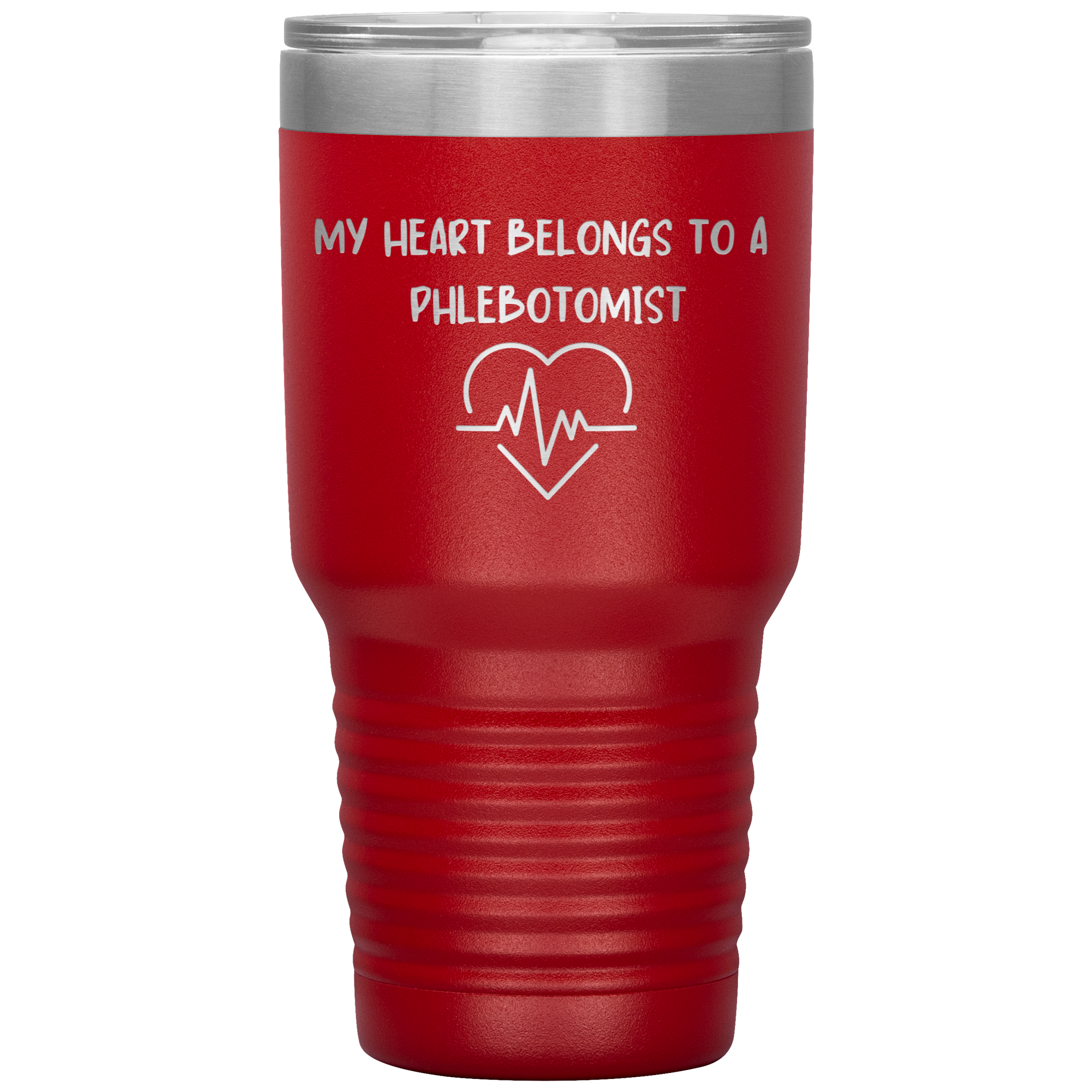 My Heart Belongs to a Phlebotomist – Stainless Steel Polar Tumbler 30oz