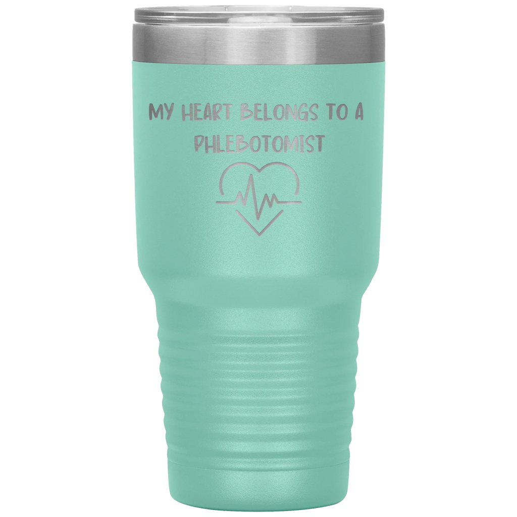 My Heart Belongs to a Phlebotomist – Stainless Steel Polar Tumbler 30oz