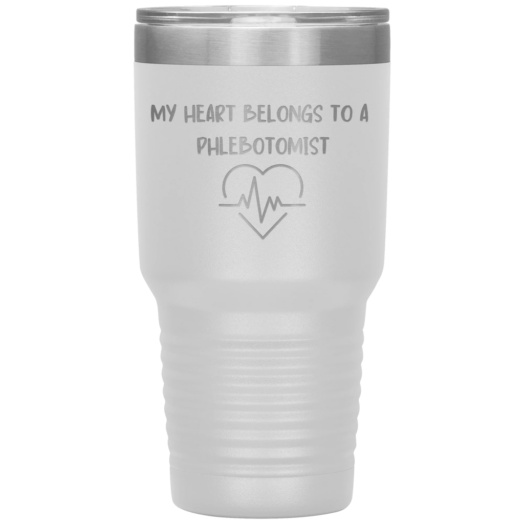 My Heart Belongs to a Phlebotomist – Stainless Steel Polar Tumbler 30oz