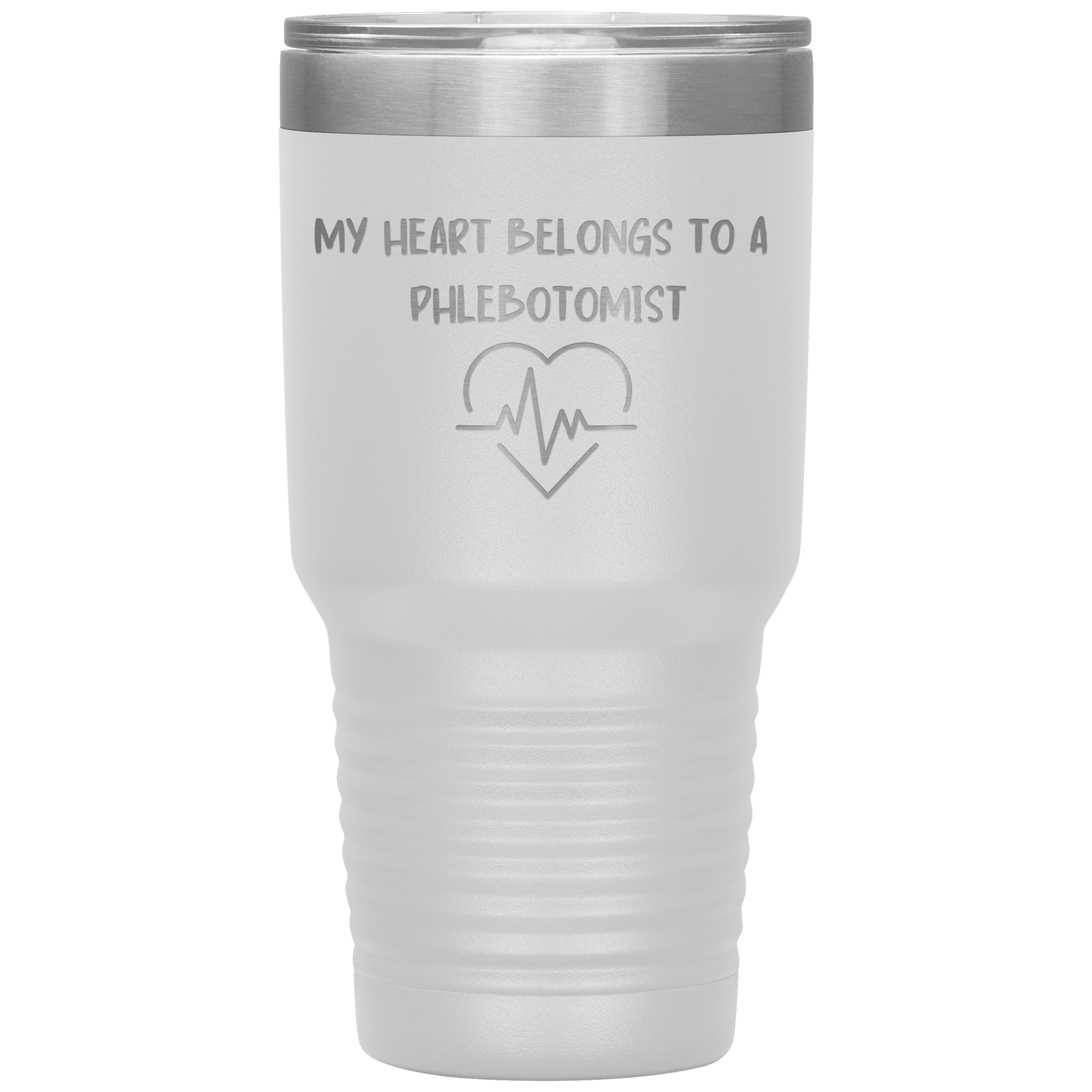 My Heart Belongs to a Phlebotomist – Stainless Steel Polar Tumbler 30oz