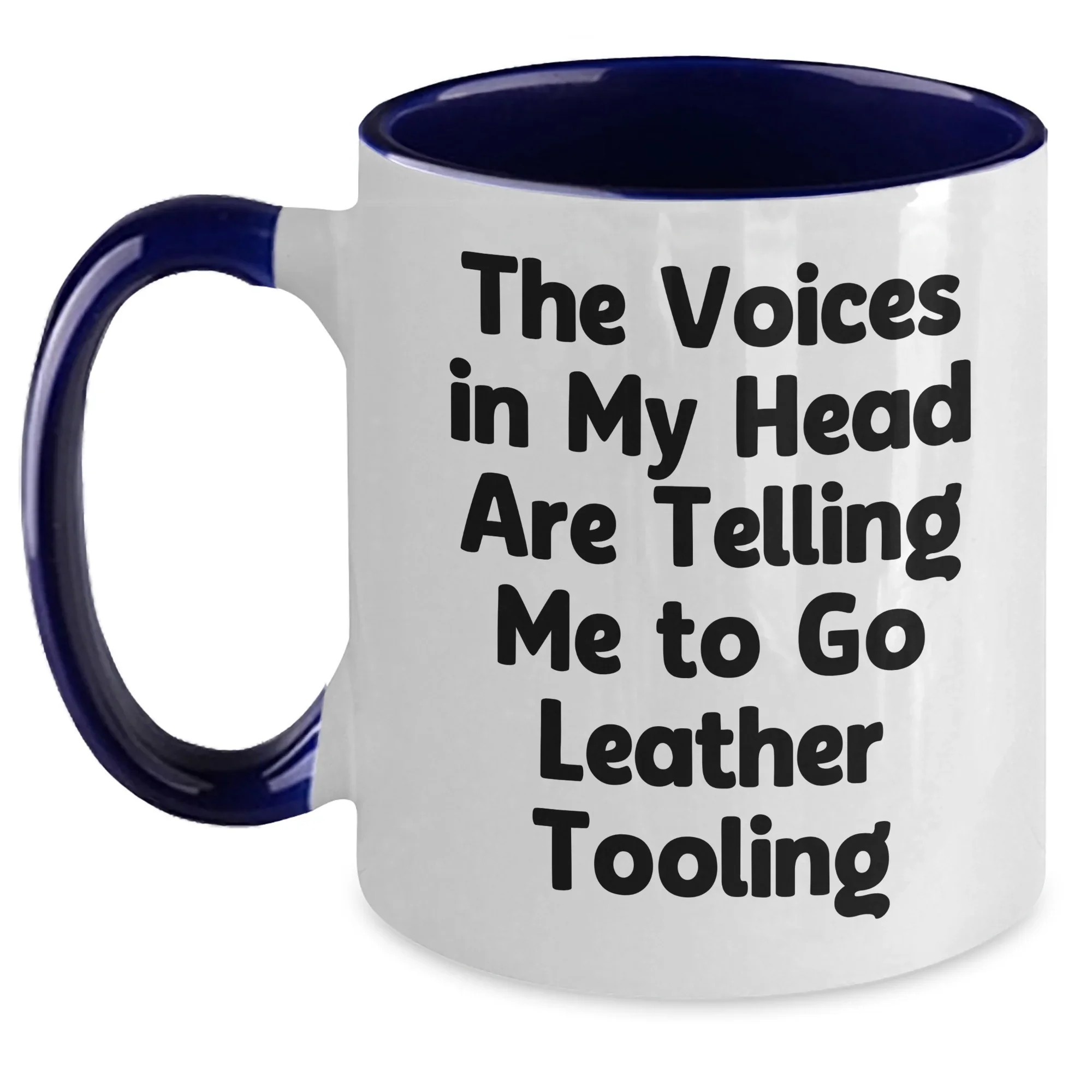 Funny Leather Tooling Gifts from Friends for Dad's Special Day - Two Tone Coffee Mug